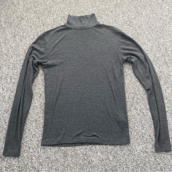 Ribbed Mockneck Longsleeve Tee - Picture 1 of 4